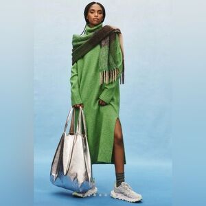 Daily Practice Karigan Midi Dress Turtleneck Edition